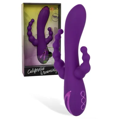 California Exotic Long Beach Bootylicious Triple Stimulation Rabbit Vibrator