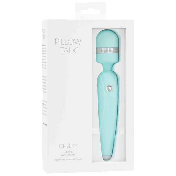 Pillow Talk Cheeky Silicone Waterproof Rechargeable Wand Style Vibrator - Pink