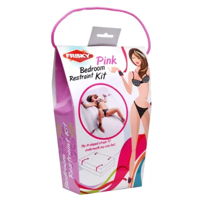 Frisky Pink Bedroom Restraint Kit