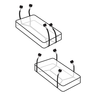 Fetish Fantasy Limited Edition Wraparound Matress Restraints