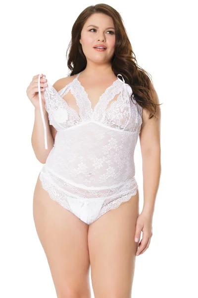 White Lace All Access Teddy — image 4 of 6