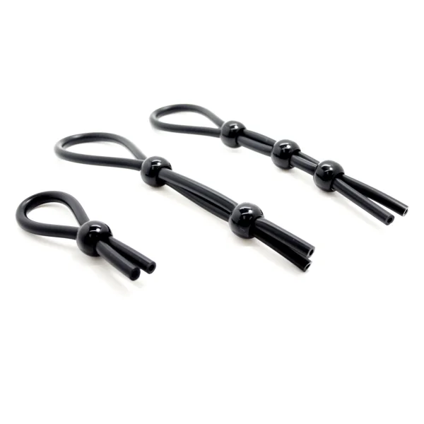 Beaded Lasso Cock Ring - Single Lasso, Double Lasso & Triple Lasso Options Available!