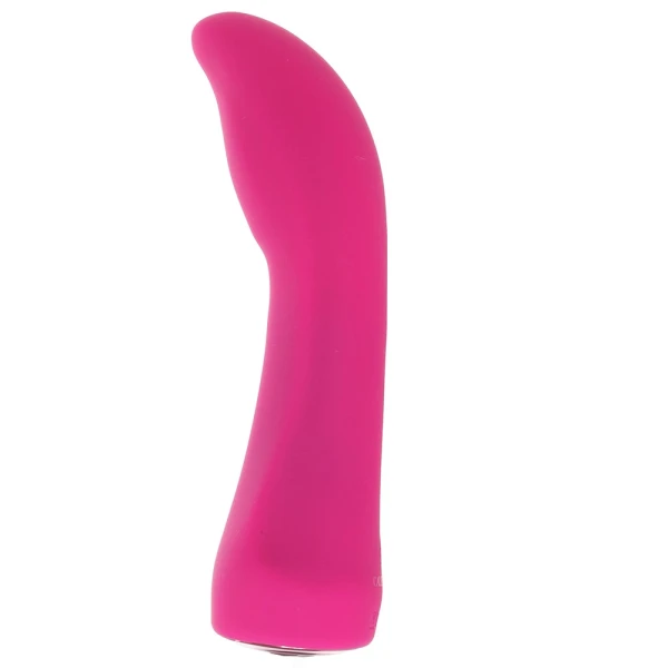 Gem Vibe Collection 7" Glider Rechargeable Waterproof Silicone G-Spot Vibrator By CalExotics - Pink