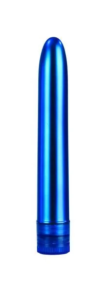 Metallic Shimmers 6 inch Vibrator - Blue