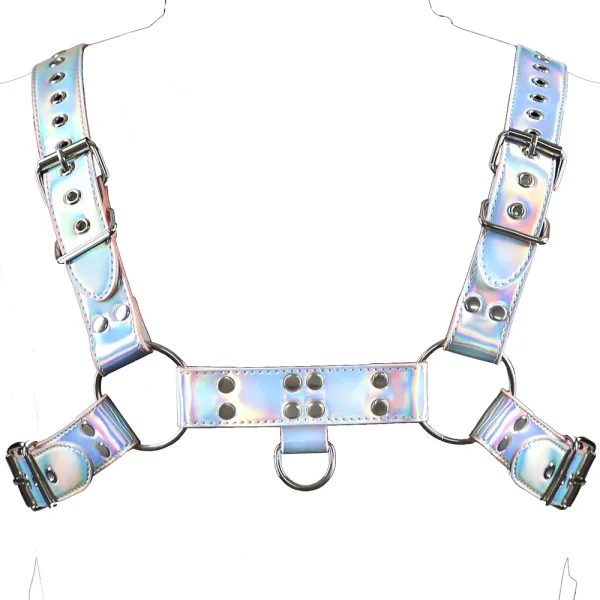 Cosmo Dare Chest Harness Large / X-Large - Rainbow