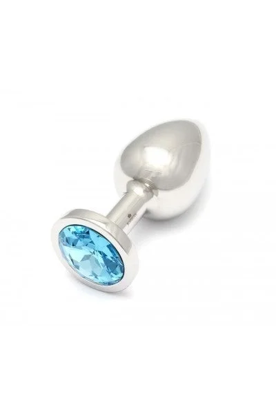 Rosebud: Stainless Steel & Crystal Plug Large