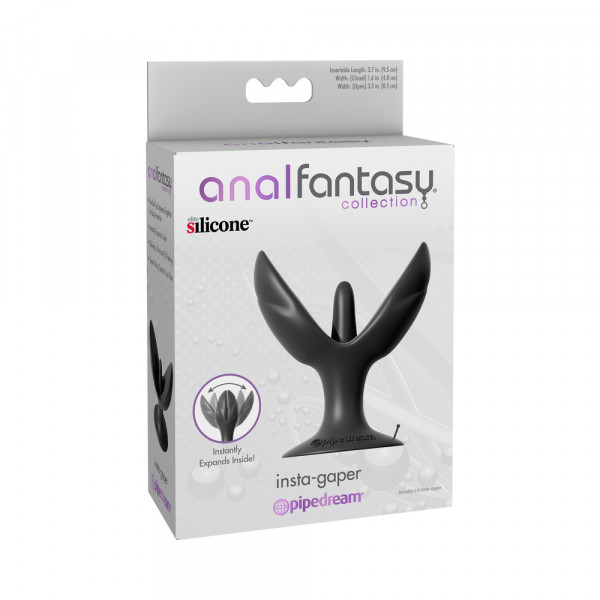 Anal Fantasy Insta Gaper Black Butt Plug — image 6 of 19