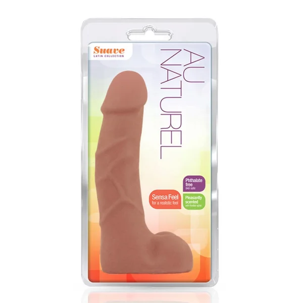 Au Naturel Sauve Sensa Feel Dual Density Dildo By Blush - Caramel