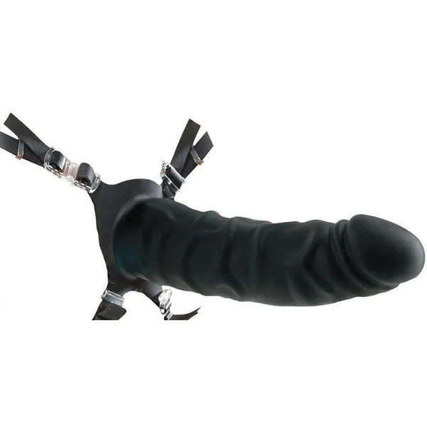 7" Silicone Hollow Strap-On