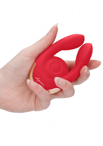 Dual Motor Clitoral Stimulator - Fancy - Red - G Spot Stimulation
