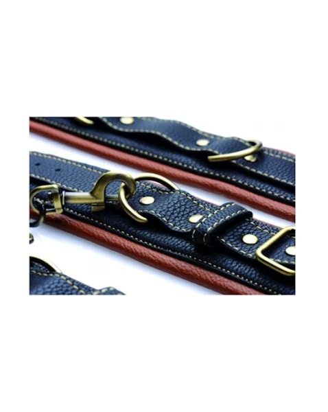 Coax Collar To Wrist Restraints - Black - O/s