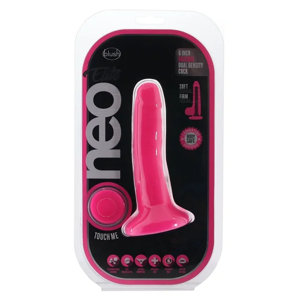 Neo Elite 6 Inch Silicone Dual Density Cock