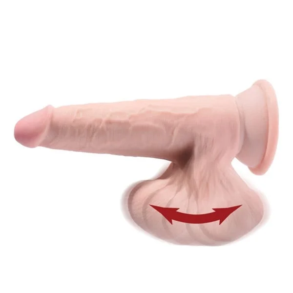 King Cock Plus 8” Cock with Swinging Balls