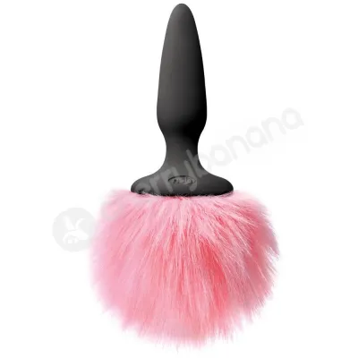 Tails Bunny Tail Mini Pink Fluffy 2 5 Silicone Butt Plug