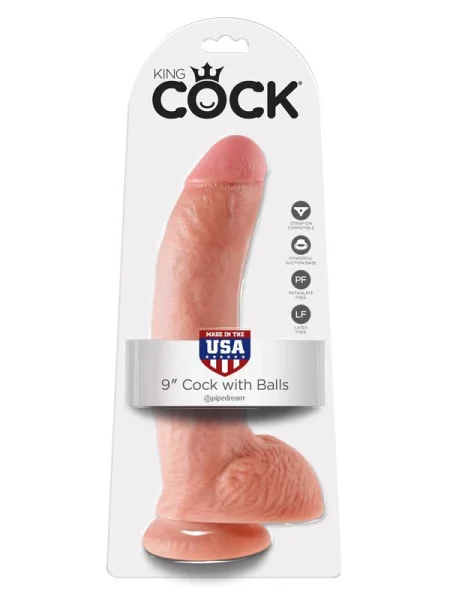 King Cock - 9 in. Cock With Balls