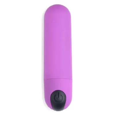 Bang Vibrating Bullet With Remote Control Purple