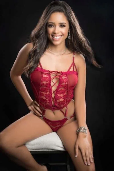 1pc Butterfly Teddy W/ Daring Lace-up Front Thong Red Berry — image 4 of 6