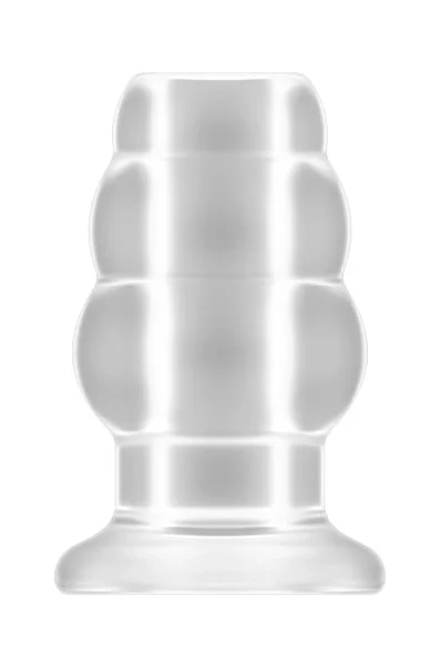 Sono No.51 - Large Hollow Tunnel Butt Plug - 5 Inch - Translucent