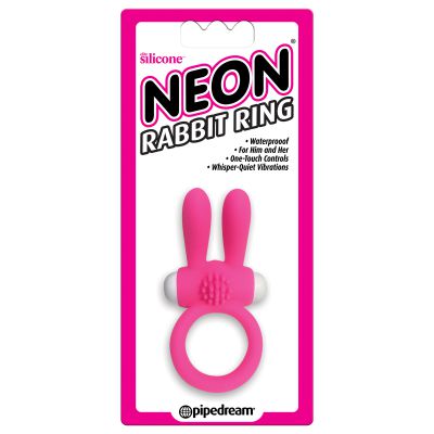Pink Rabbit Vibrating Cock Ring