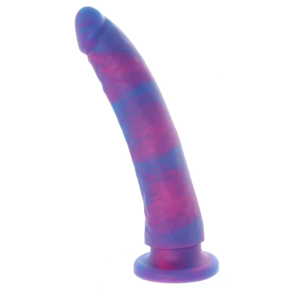Magic Stick Glitter 9.5" Purple Silicone Dildo