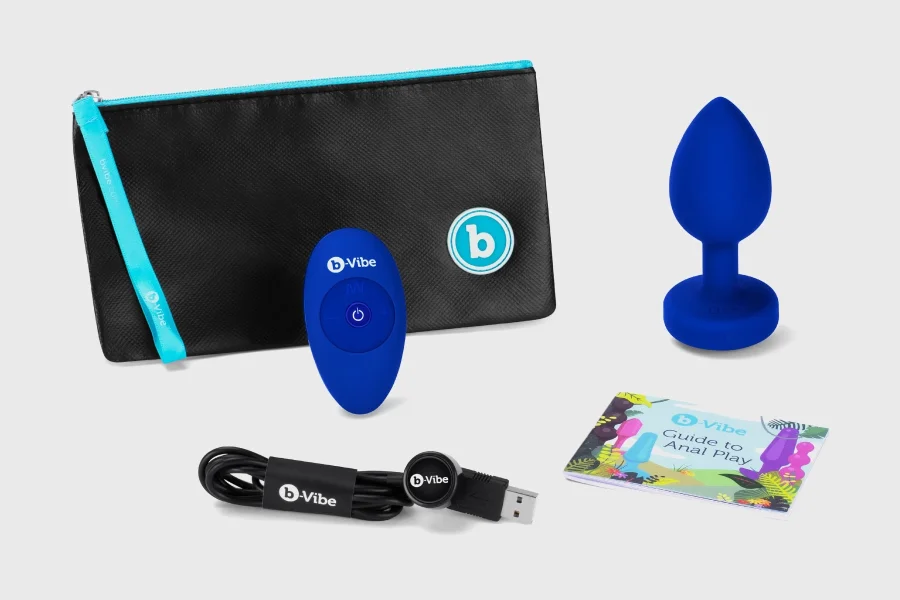 B-Vibe Vibrating Jewel Plug L/XL