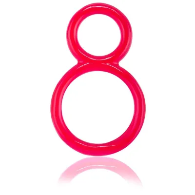 Ofinity Double Ring Red