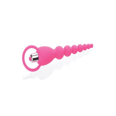 Adam Eves Booty Blizz Vibrating Beads Pink 7 8 Inch
