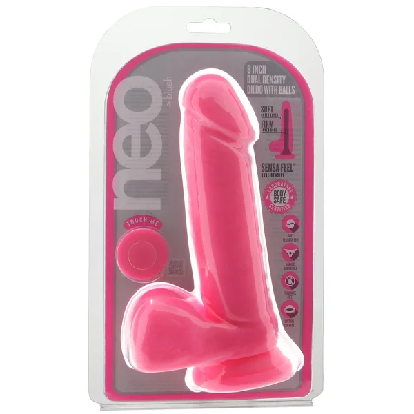 Neo 8 Inch Dual Density Ballsy Dildo