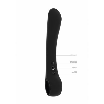 Ombra Bendable Vibrator Black Vibrator Sex Toy