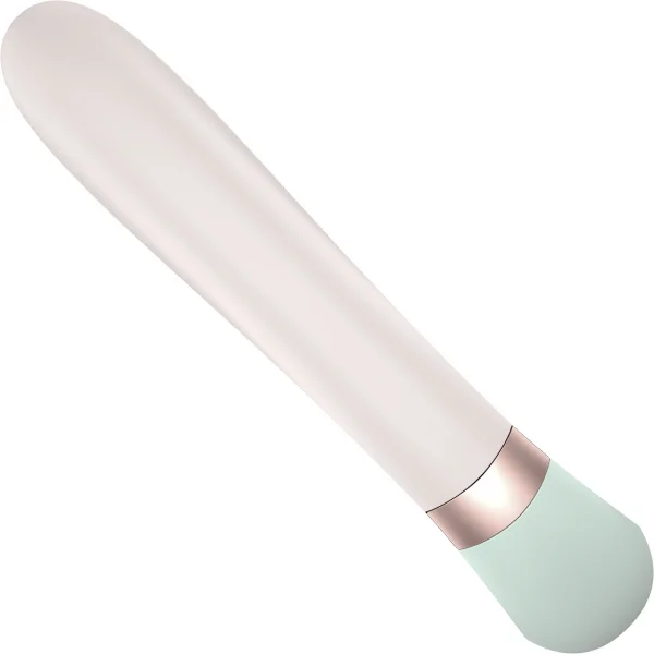 Satisfyer Heat Wave Rechargeable Warming App Enabled 12-Function Dual Stimulation Vibrator - Mint