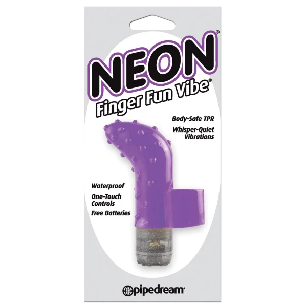Neon Finger Fun Vibe Purple