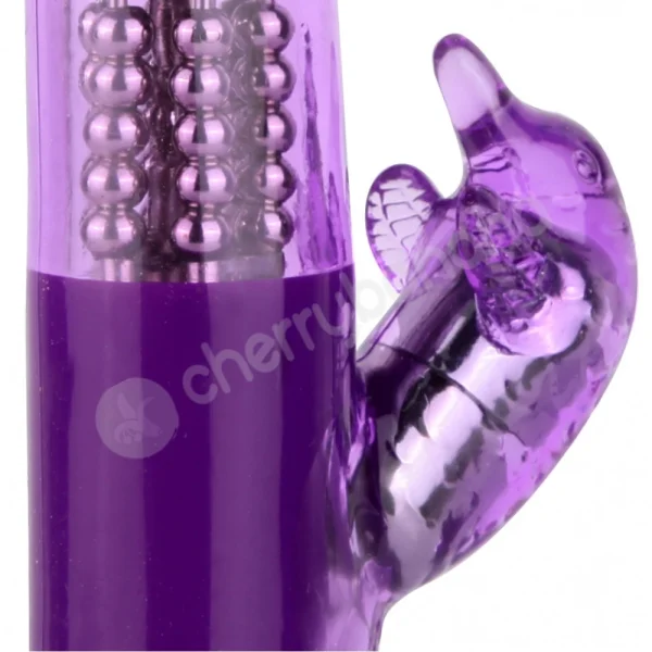 Cherry Banana Wet Dreamer 15 Function Purple Dolphin Vibrator