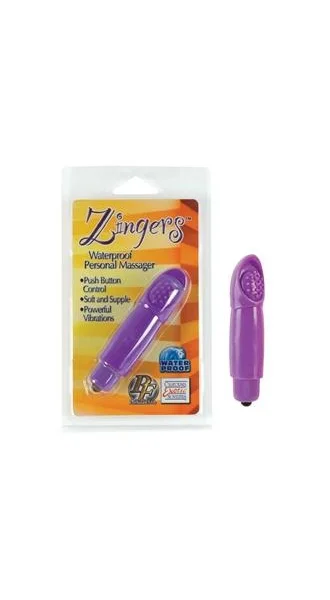 Zingers Nubby Sleeve Purple Vibrator — image 7 of 8