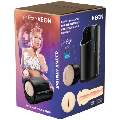 Kiiroo Feel Britney Amber Stroker Keon Combo Set