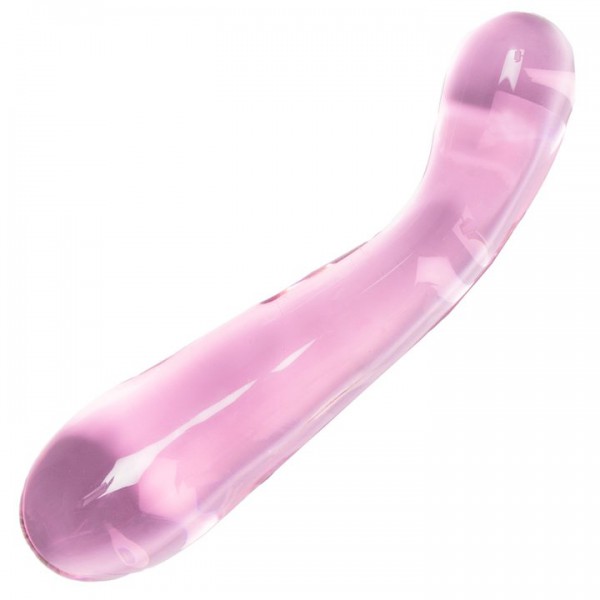Glacier Glass Pink G-Spot Dildo – 6.5 Inch