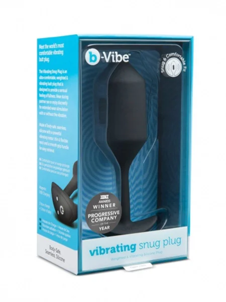bVibe Vibrating Snug Plug XL - Weighted Butt Plugs