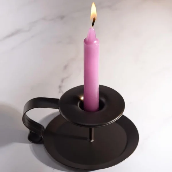 Sportsheets - LaCire Drip Pillar Candles - Violet — image 6 of 6
