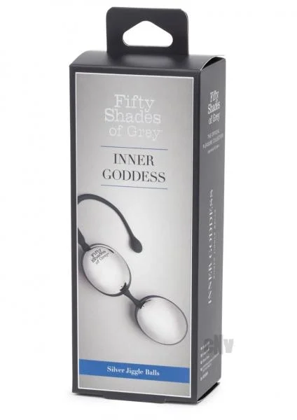 Fifty Shades of Grey Inner Goddess Silver Jiggle Balls 2.3oz