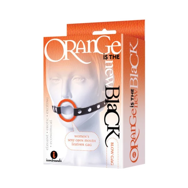 Orange Is The New Black Blow Gag Open Mouth Leather Gag — image 9 of 9