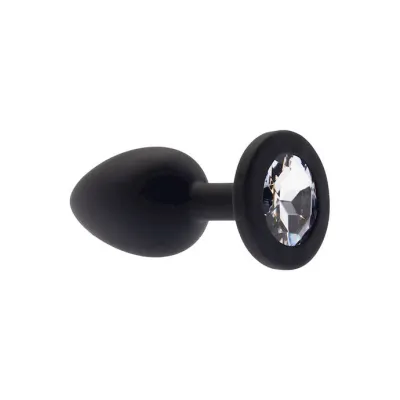 Kink Range Silicone Gemmed Butt Plug 2 8 Inch