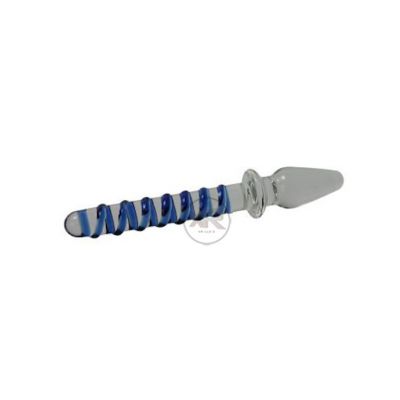 Dual Glass Wand Blue 8 5 Inch