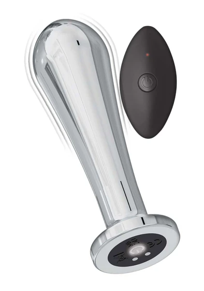 Ass-Sation Remote Vibrating Metal Anal Bulb