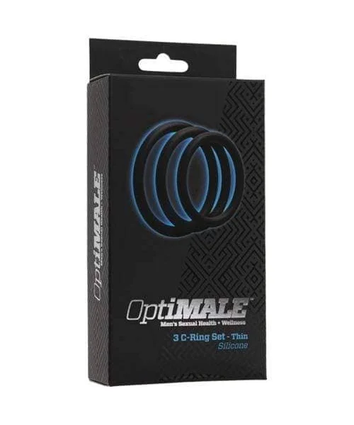 Optimale 3 C-ring Set Thin - Black
