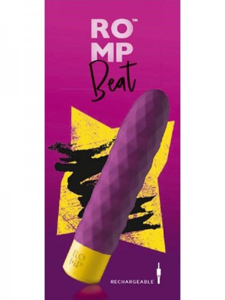 Romp Beat Diamond Textured 6" Bullet Vibrator