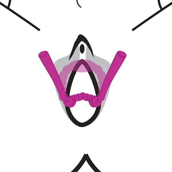 Frisky Petal Pusher Silicone Labia Spreader