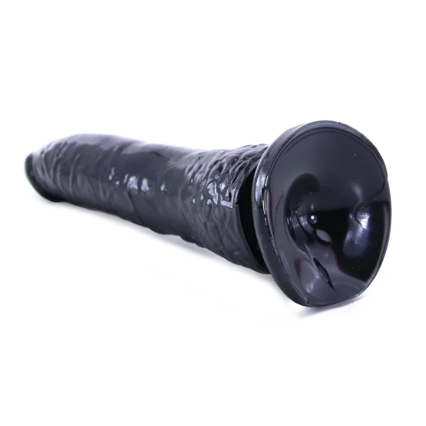 Basix Rubber Works - Slim 7 Inch With Suction Cup - Black
