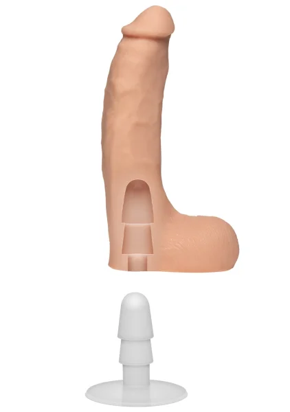 Signature Cocks - Chad White 8.5 Inch ULTRASKYN Cock with Removable Vac-U-Lock Suction Cup