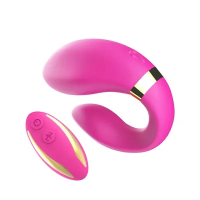 Curled Couples Vibrator 8 8 Inch