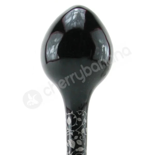 Fashionistas Glass Rose Large Butt Plug