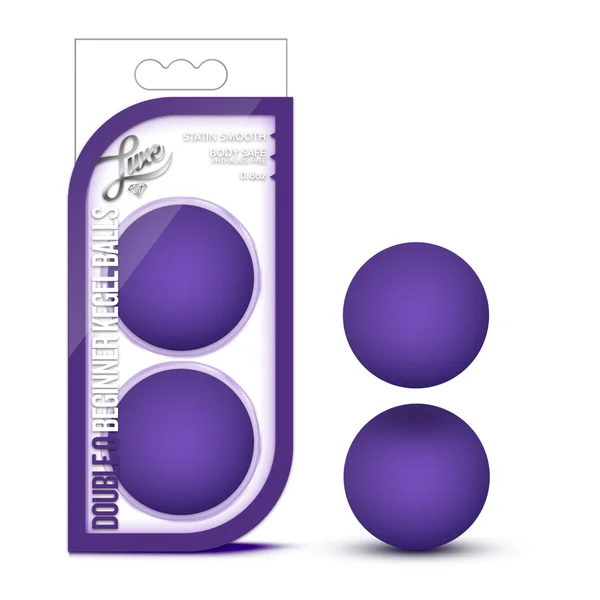 Luxe Double O Beginner Kegel Balls Purple — image 23 of 25